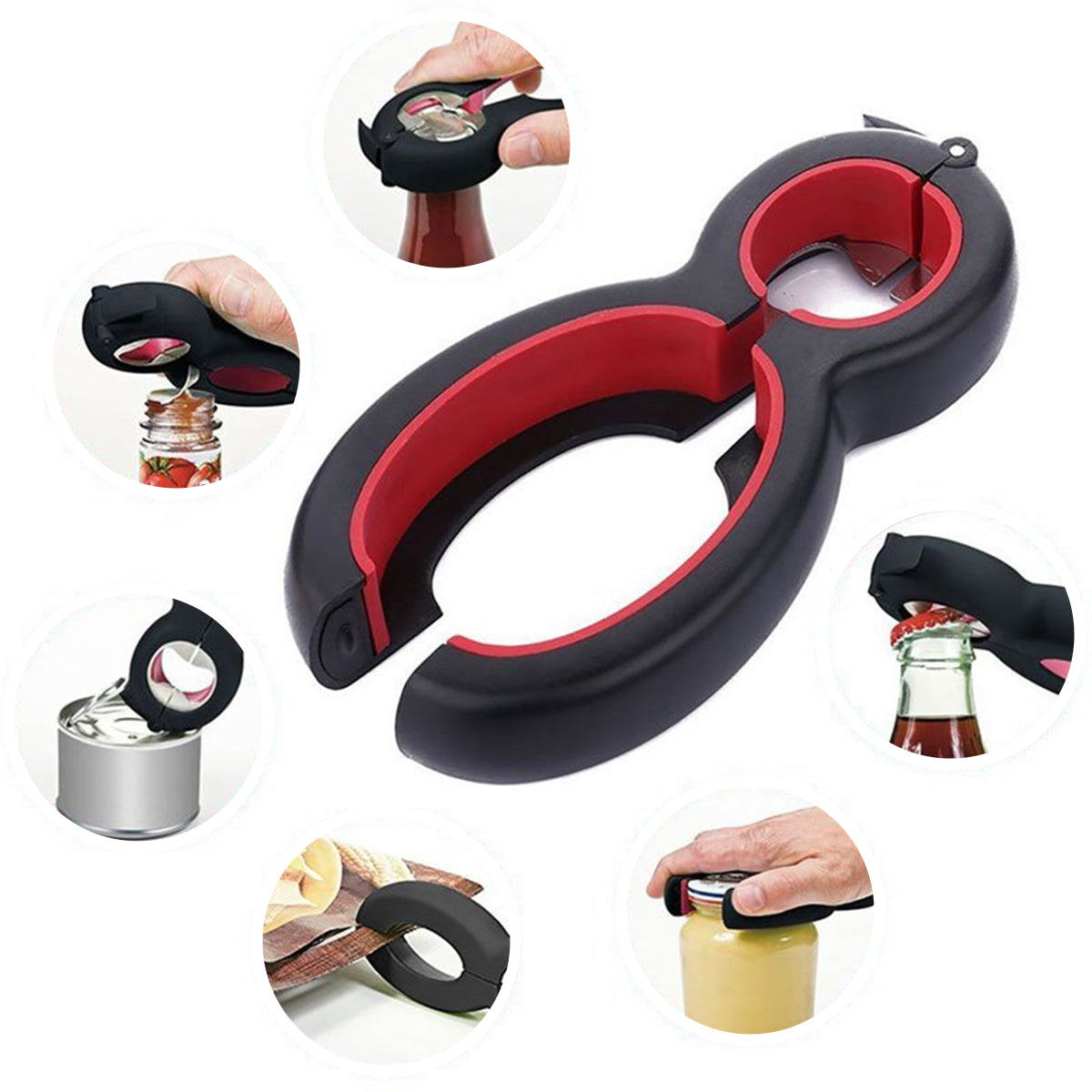 6 in 1 Multi-Function Opener