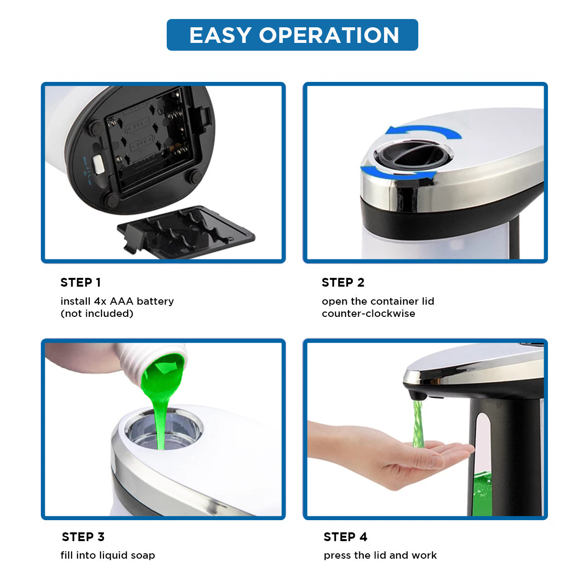 Automatic Liquid Soap Dispenser