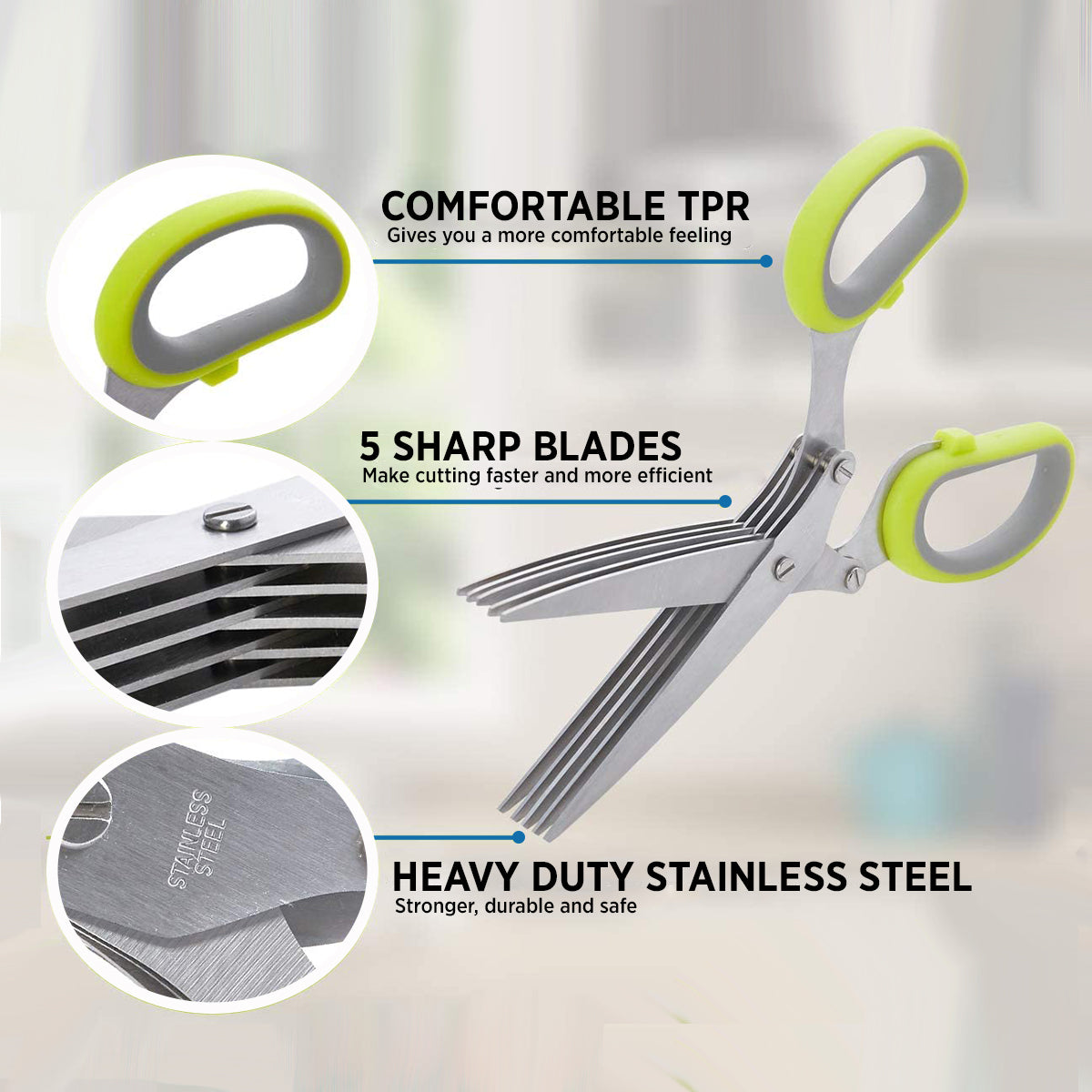 Multi-layered Herb Scissor