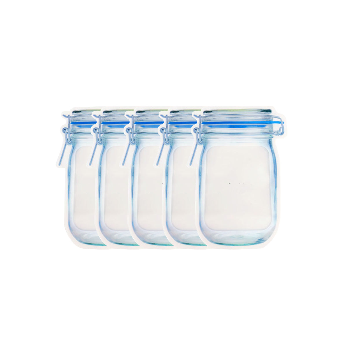 Reusable Mason Jar Zip Bags