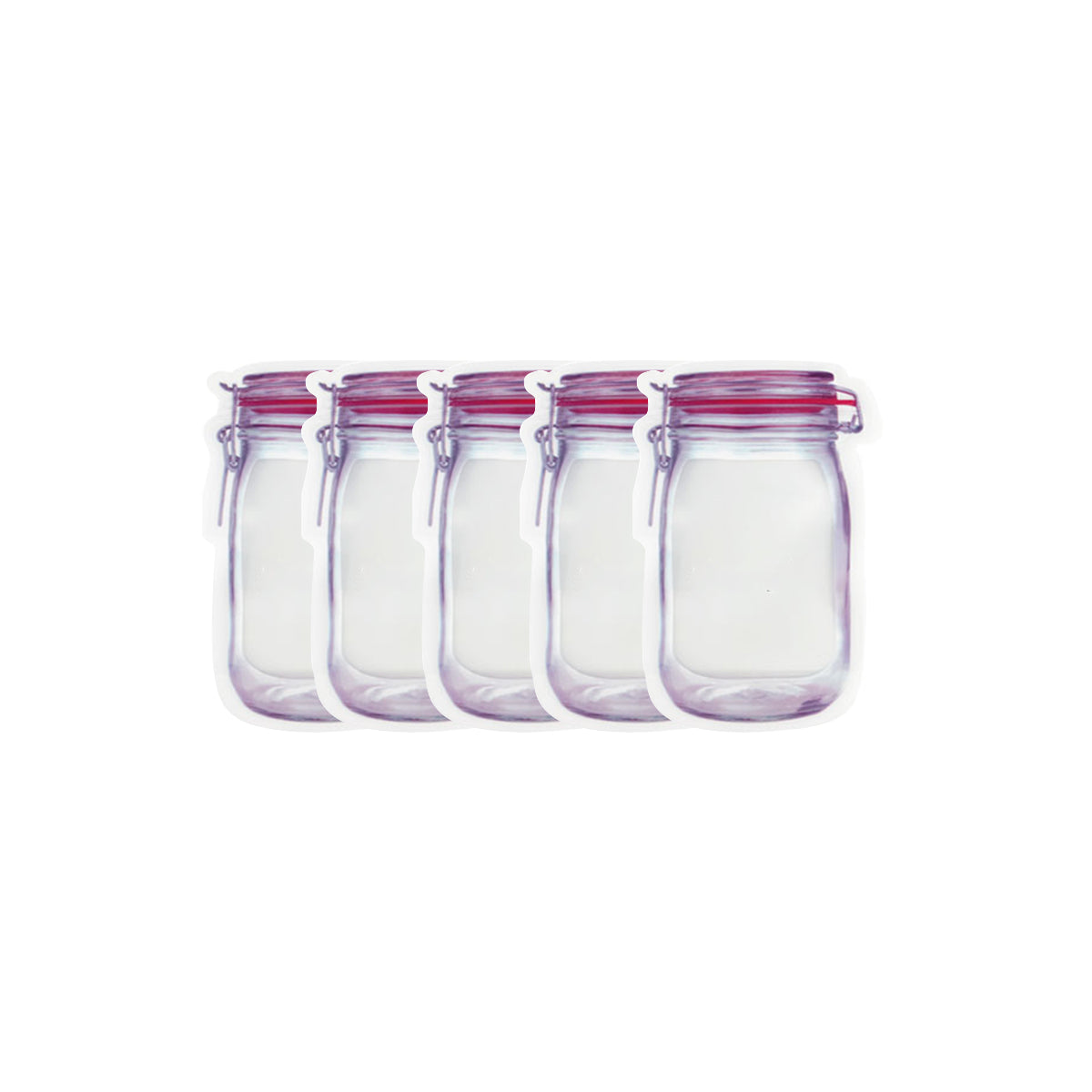 Reusable Mason Jar Zip Bags