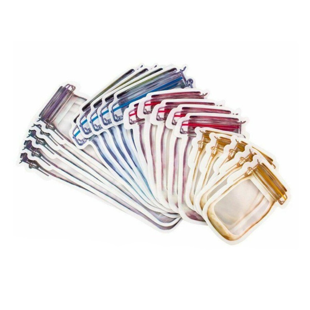 Reusable Mason Jar Zip Bags