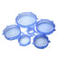 6pcs Silicone Stretch Lids