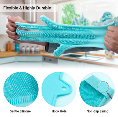 Cleaning Scrubber Gloves